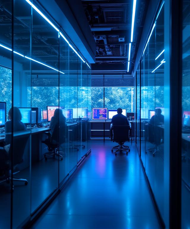 Modern tech office in New York
